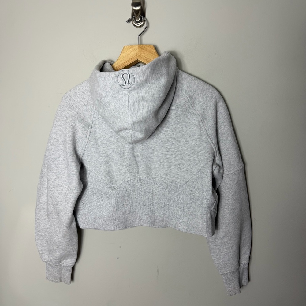 Lululemon Scuba Half Zip Oversized Hoodie Hooded Sweatshirt Gray XS/S *s - Picture 10 of 11